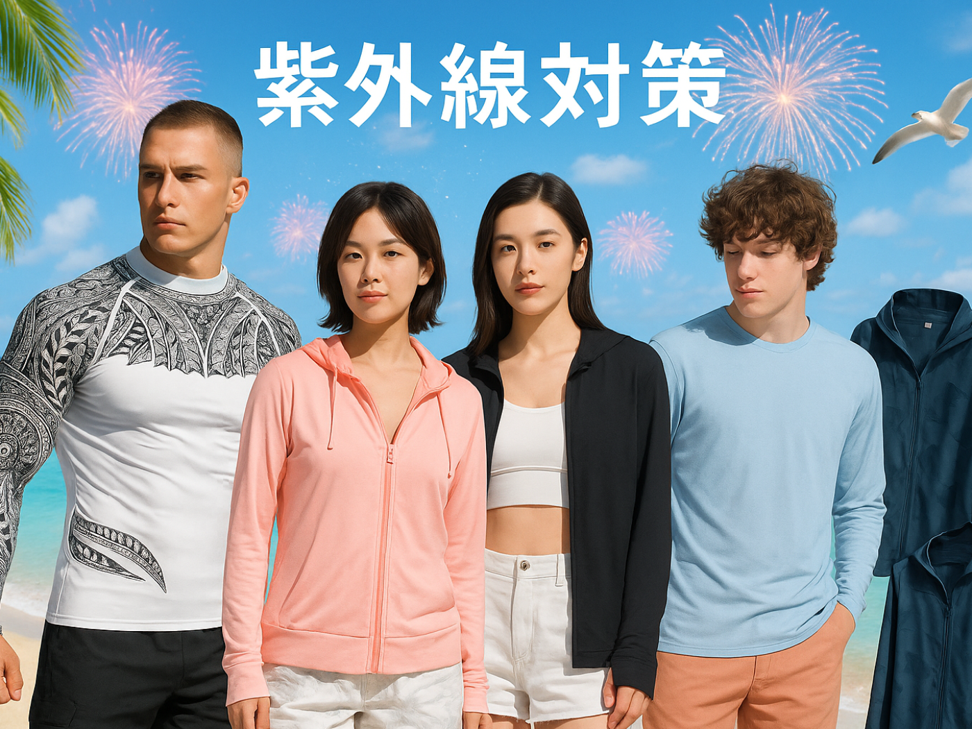 夏はこれで決まり！最新ラッシュガードで快適に楽しむ海とプール