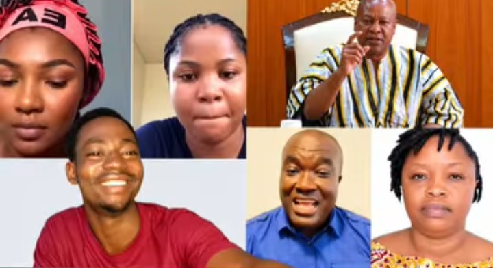 Ghana Jollof Clashes With NPP Loyalist Ladies After They Urge Her To Stop Insulting Mahama & Wife