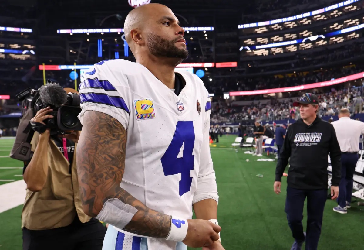 Here’s why Dak Prescott was miffed after a man called Cowboys’ loss to Bucs ‘embarrassing’