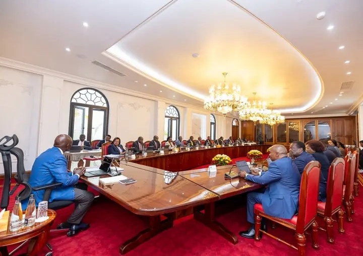 Happening Now: President Ruto Chairs a Cabinet Meeting at State House, Nairobi