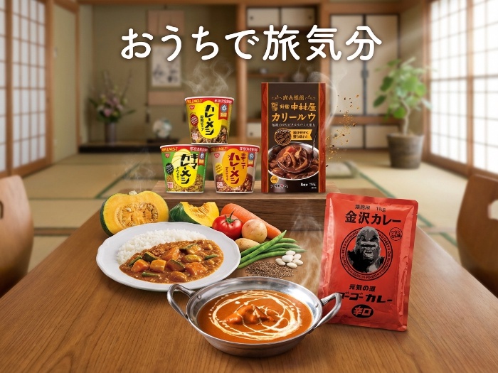 家で楽しむカレーの旅、あなた好みの一品を見つけよう！