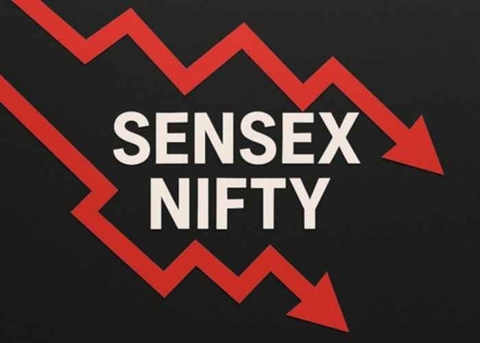 Sensex Falls 429 Points, Nifty Slips Below 22,650 After RBI Hikes Repo Rate