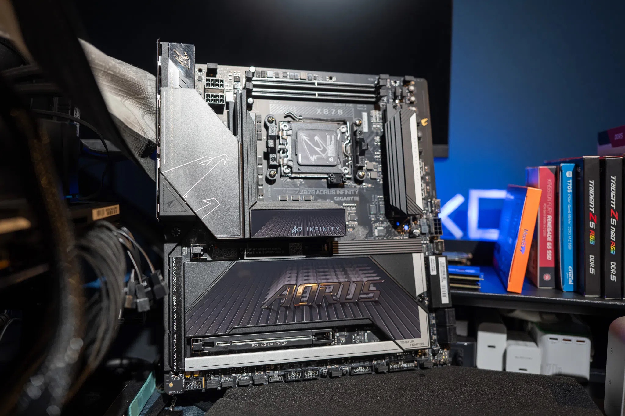 Gigabyte X870 Aorus Infinity first looks: Built for serious overclockers
