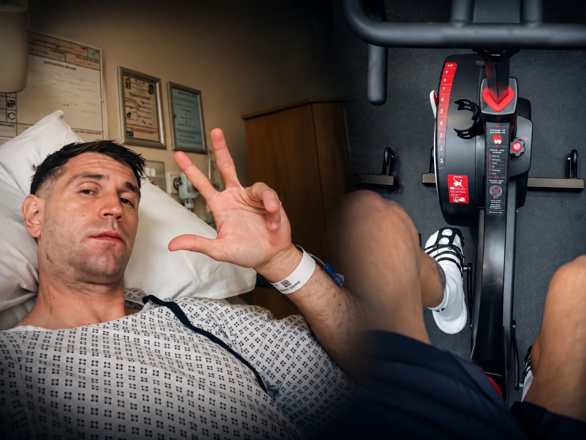 Emiliano “Dibu” Martínez Returns to the Gym Four Days After Jaw Surgery