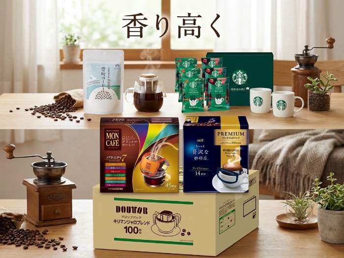 自宅で楽しむ本格ドリップコーヒーセレクション