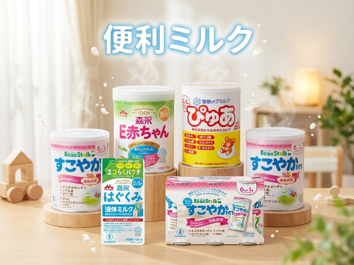 赤ちゃんのための栄養たっぷりミルクセレクション