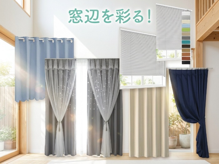 我が家の窓辺を彩る最新カーテン特集！