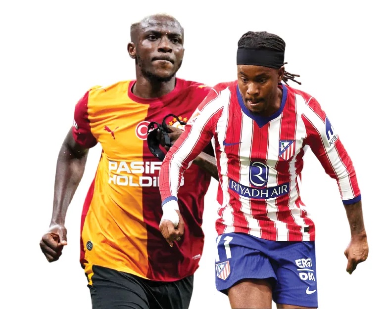 Osimhen, Lookman in tough UCL clashes vs Barca, United