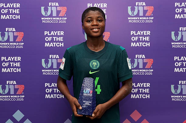 Nigeria’s 16-Year-Old Wins Player of the Match Award After Superb Performance