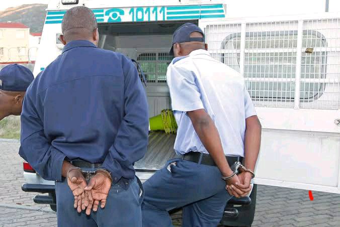 2 police officers were arrested, after they allegedly raped a guy they found on the side of the road