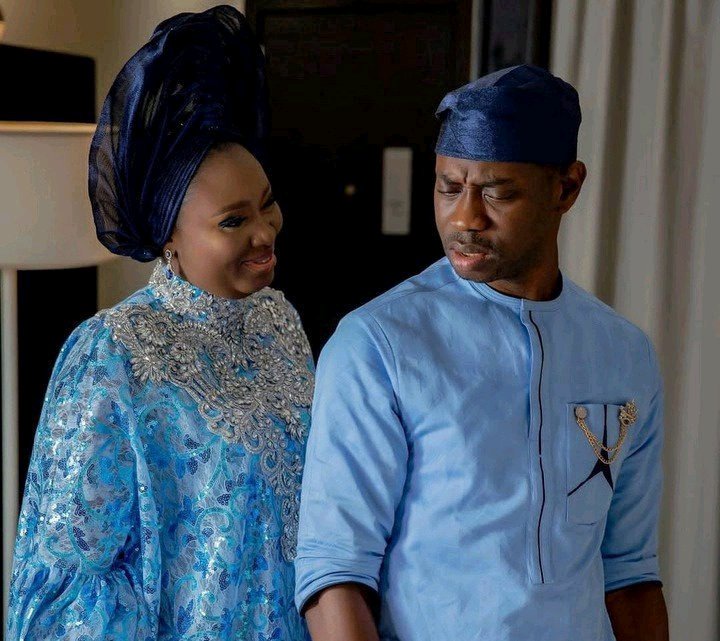 Lateef Adedimeji and His Wife Inspire Couples With Stylish Matching Traditional Outfit Ideas