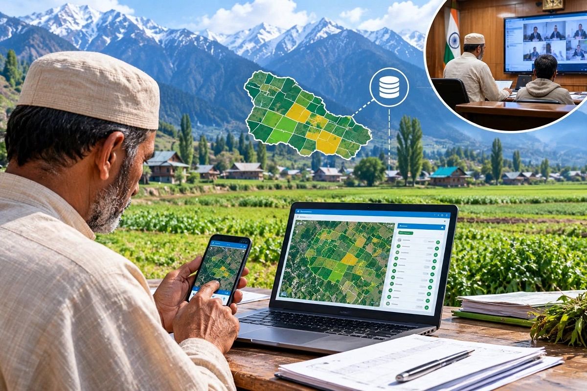 AgriStack Covers 80.7% of J&K Land Parcels, Farmer IDs Lag
