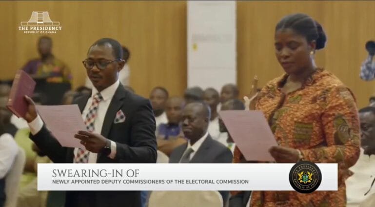 President Mahama appoints Emelia Agbenyo, Joseph Asamoah as Deputy EC Chairs