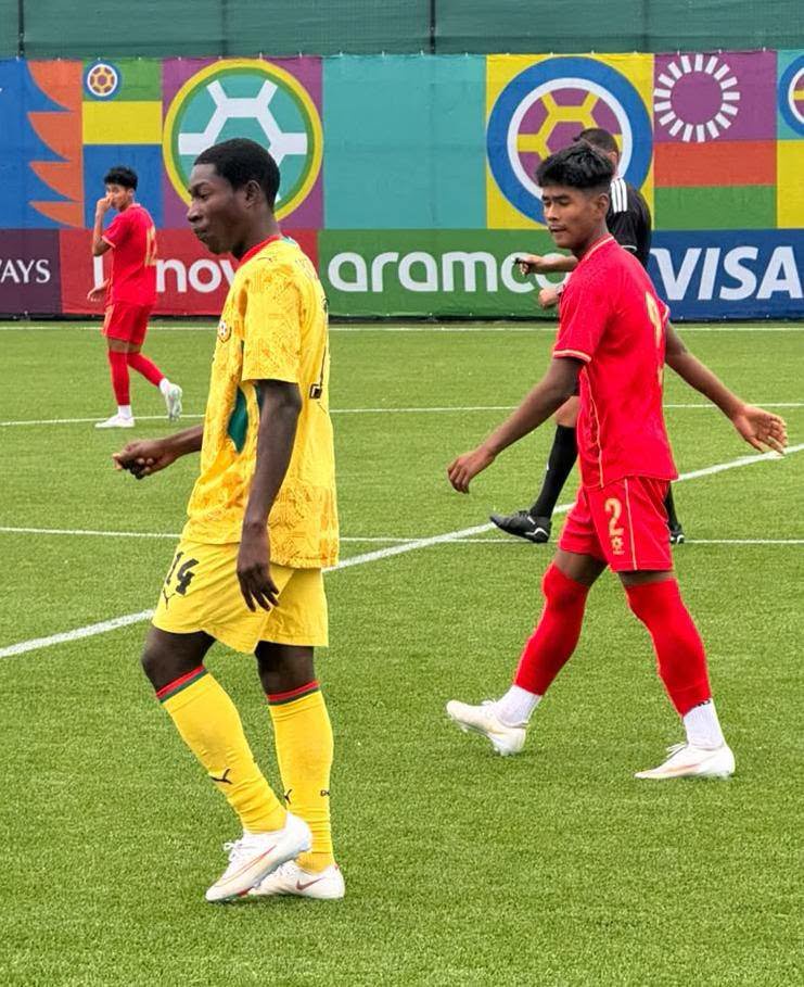 Ghana U-15 Boys make it two wins from two with 7-1 victory over Myanmar