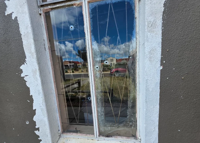Four Alleged Gang Members Were Gunned Down Outside A Family Home Leaving Shattered Bedroom Windows And Bullet Holes In The Walls