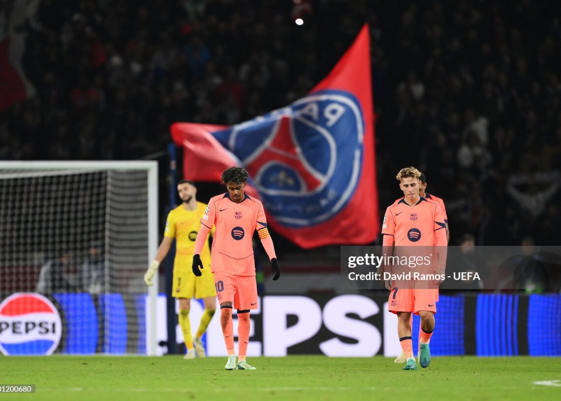 UCL: “They showed they are a better team”- Hansi Flick on Barcelona’s loss to PSG