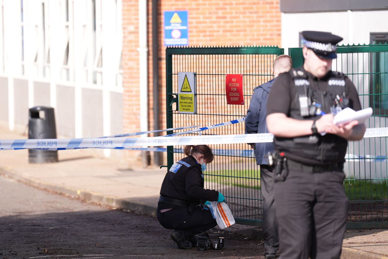 Schoolgirl walked into classroom and told teacher ‘Sir, I’ve been stabbed’ after attack, court hears