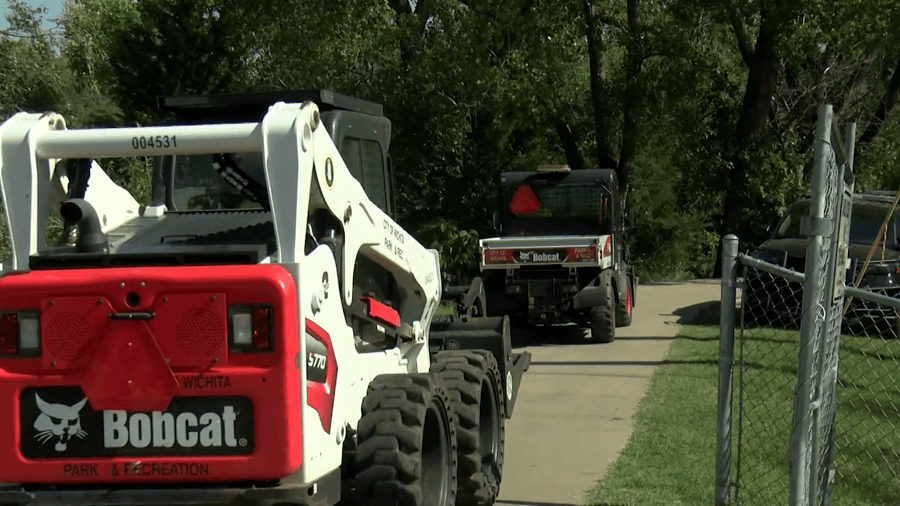 Wichita to start removing what’s left of homeless camp by Chapin Park