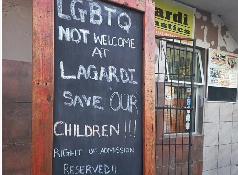 Gqeberha shop owner ordered to apologise and pay R200,000 after ‘LGBTQ not welcome’ sign outside his shop
