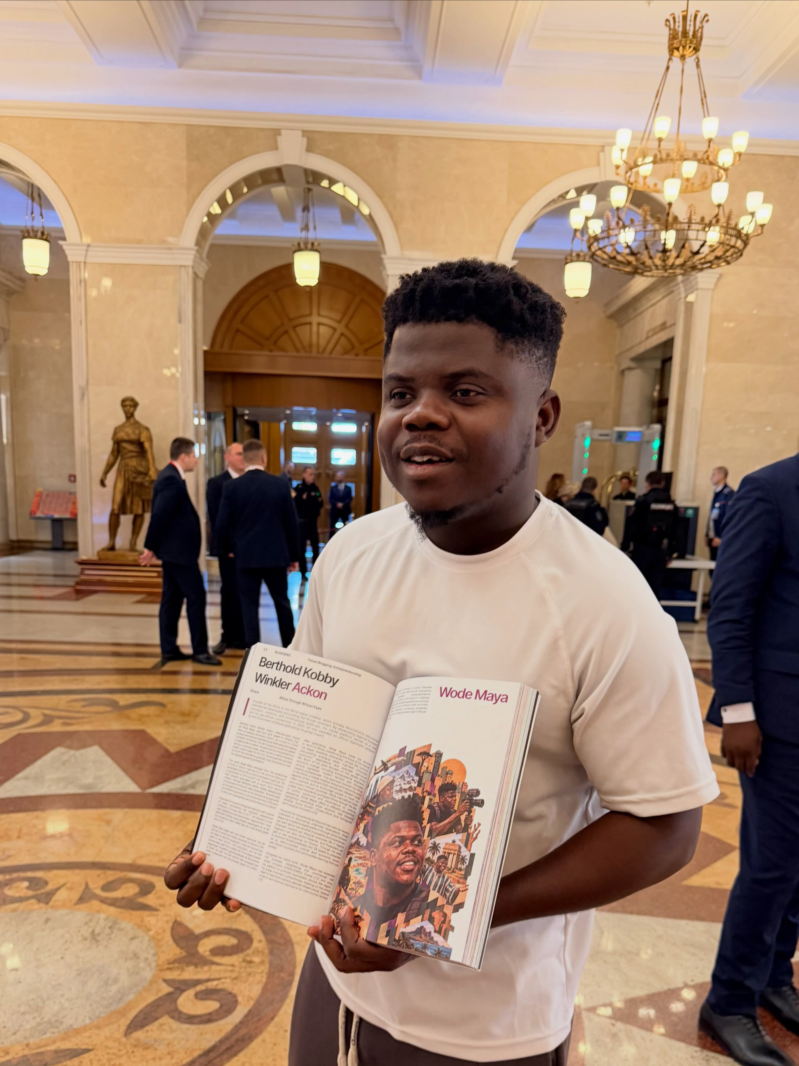 Wode Maya Makes History as Top Russian University Names Him Among 100 African Influencers