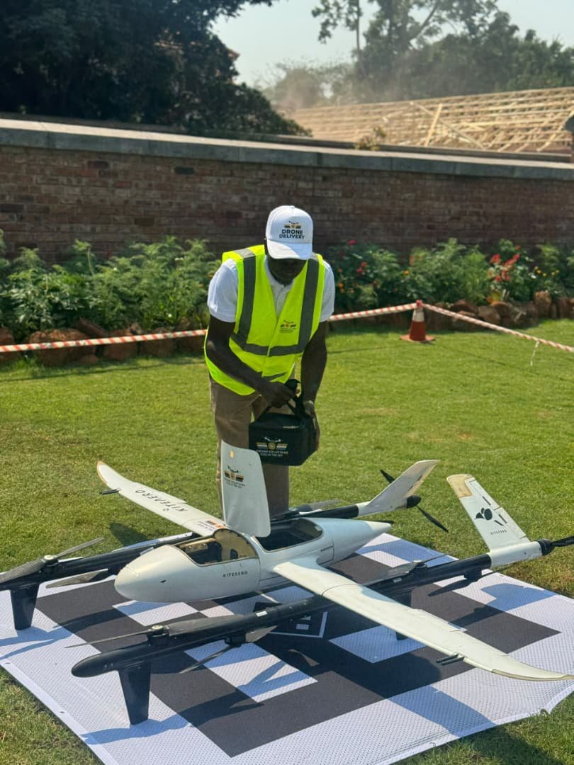 Zimbabwe uses drone to deliver medicines and transport blood samples