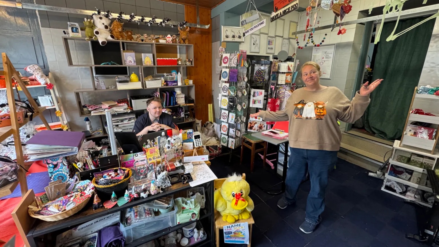 Donations lift spirits of flood-hit craft shop