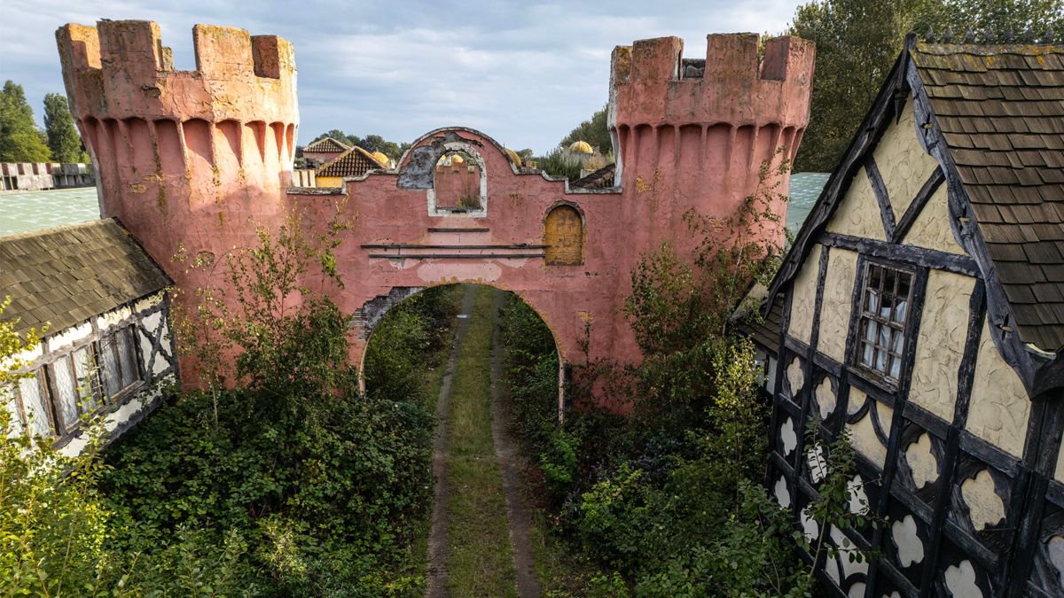 Eerie photos show abandoned UK theme park that’s been left untouched for a decade
