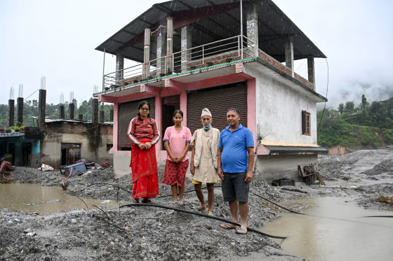 Hundreds of thousands still at risk of climate-linked floods in Nepal