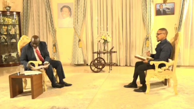 Gachagua Checks His Notes Before Responding to KTN Question on Ruto’s Shylocks and Brokers Remarks