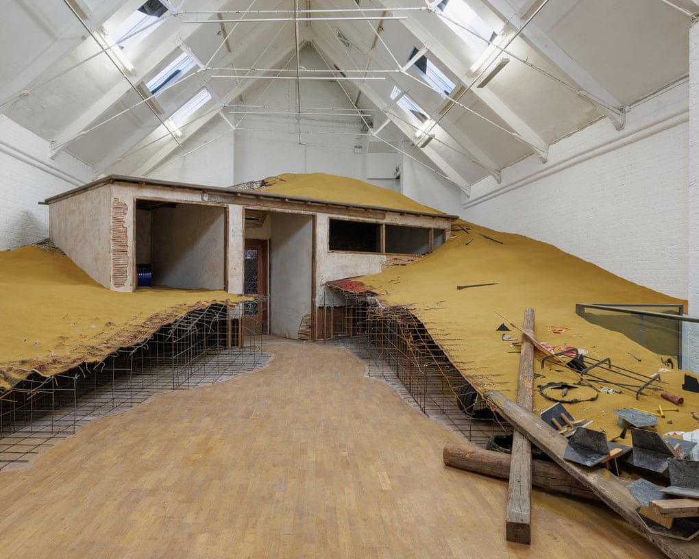 Mike Nelson review – a waking nightmare of derelict dunes and desert island despair
