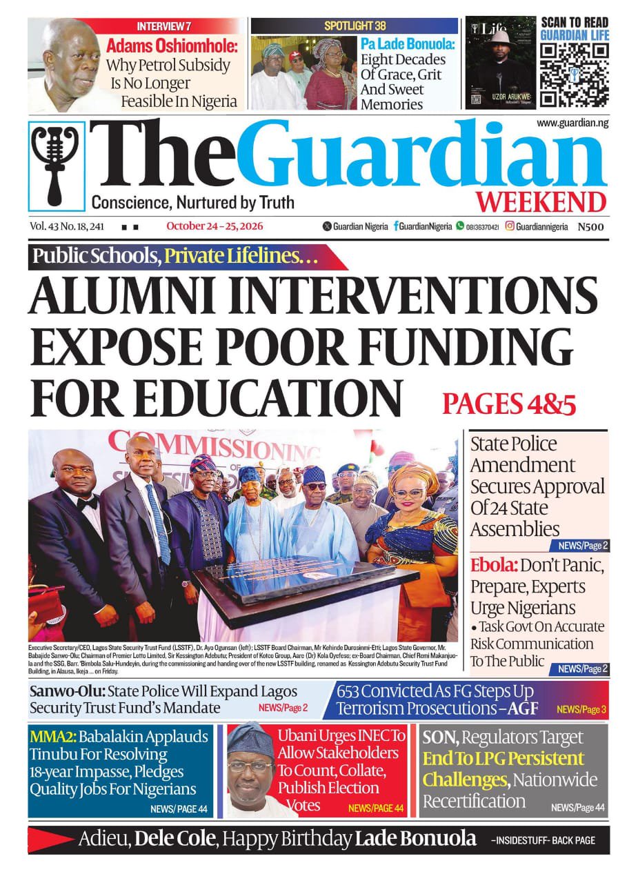 Newspapers Headlines October 24 2026: 2027 Elections, Paris Club Deductions, Others