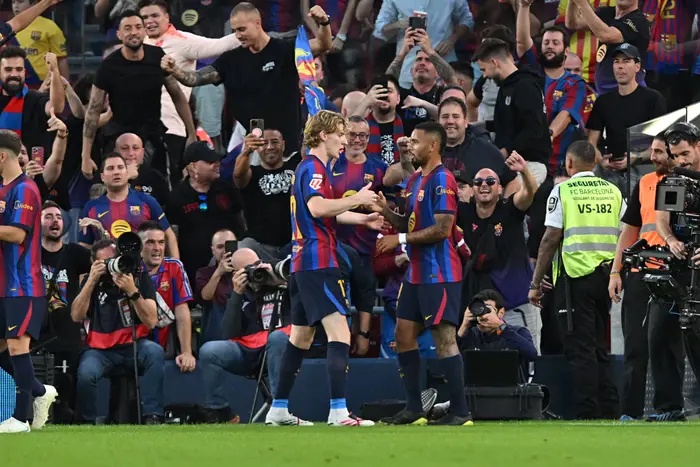 FCB Vs GET: Hansi Flick sets all-time record as Blaugrana open nine-point gap on Real Madrid