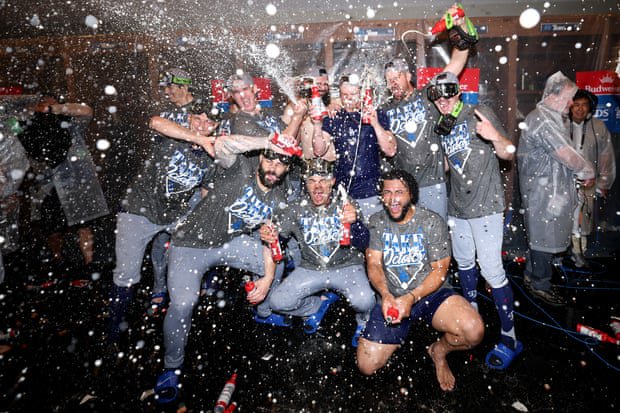 Dodgers’ title defense rolls into NLCS after late rally ends Braves’ season