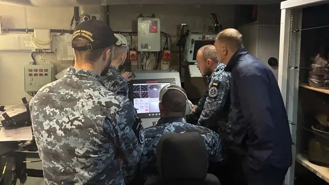 ‘It’s like a computer game or fireworks, but more difficult’ – meet the Ukrainians learning to hunt mines in the English Channel
