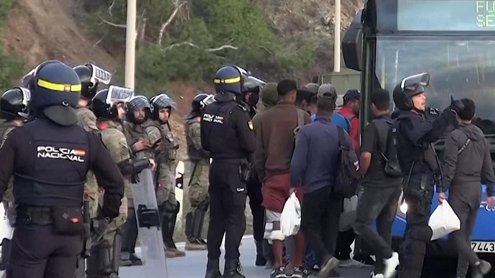 Ceuta police remove last major migrant camp days before royal visit