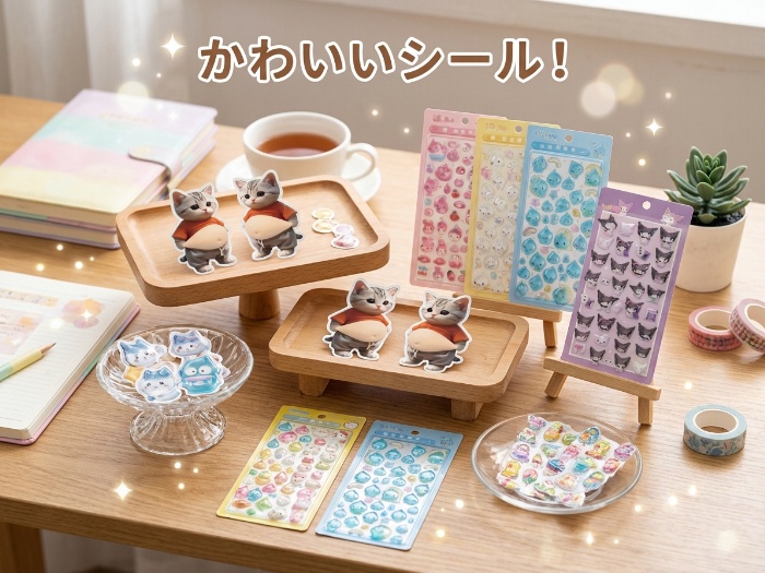 ぷくぷくシールで毎日をカラフルに！