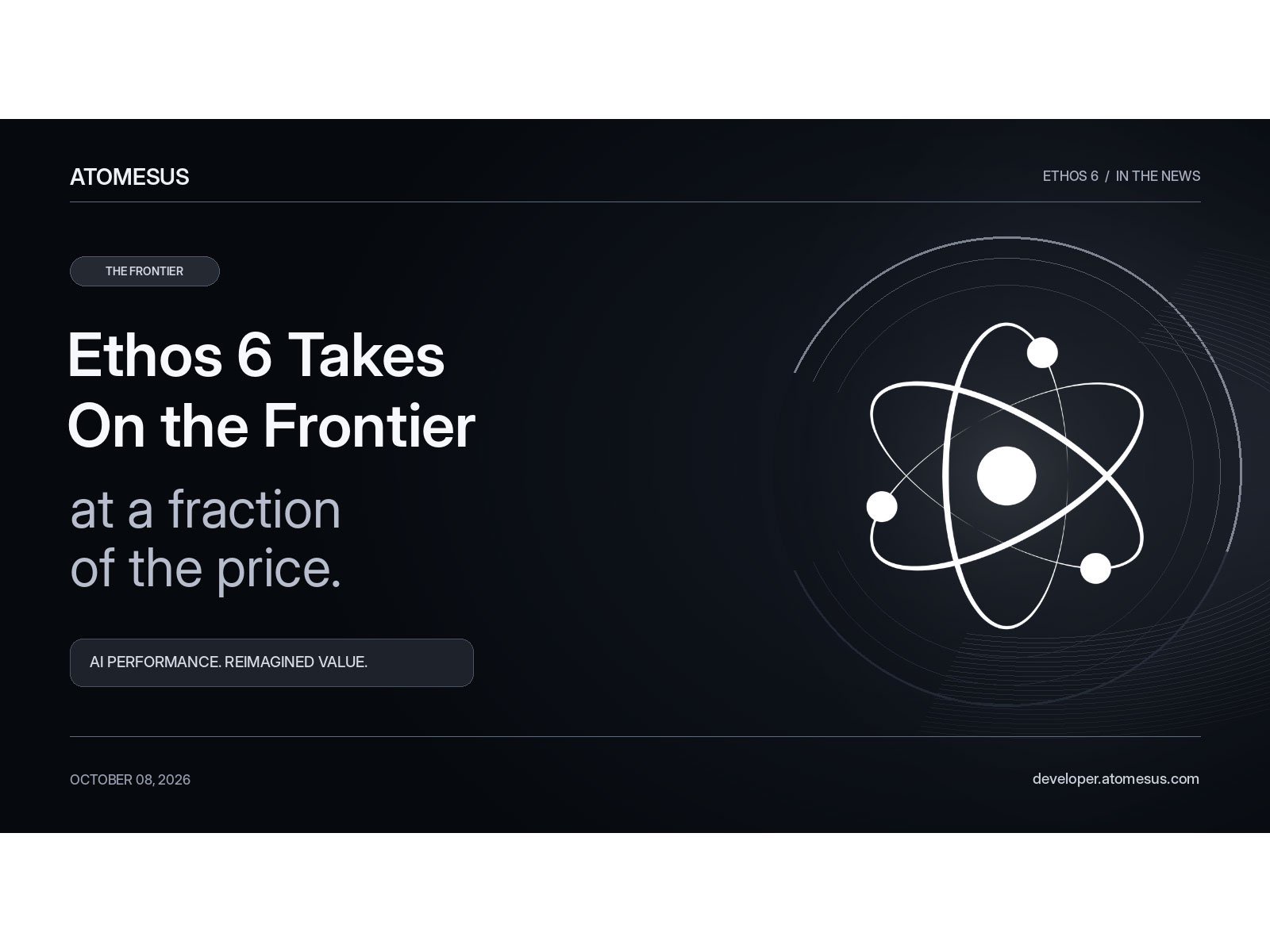 Ethos 6 Challenges GPT-6 Astra and Claude Fable 5.1 at 95% Lower Cost