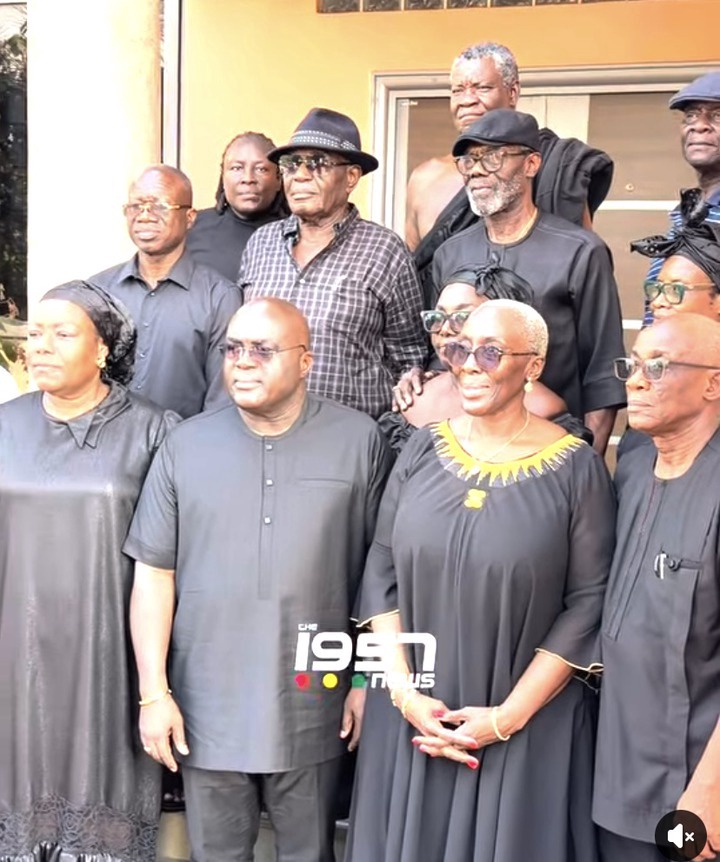 Julius Debrah Storms Home With Presidency Big Guns To Console Nana Oye Over Brother’s Sudden Death
