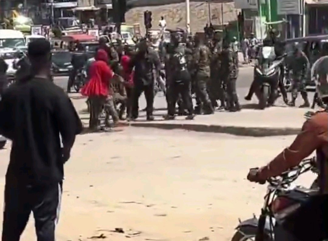 Military Personnel Clash With Funeral Convoy After Attempt to Beat Traffic at Awoshie Baah Yard
