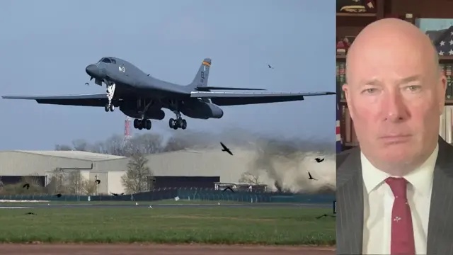 Why has the US withdrawn military bombers from RAF Fairford in the UK?