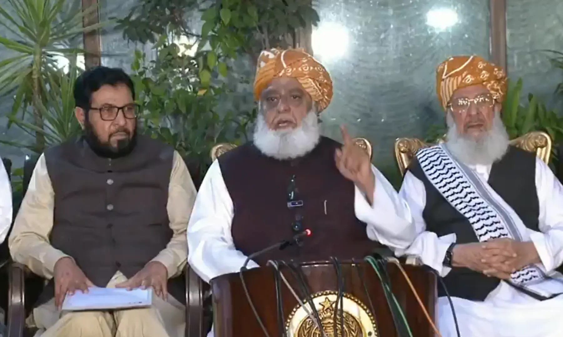 Fazl accuses Centre of betrayal as KP emergency derails mediation, calls move ‘attack on democracy’