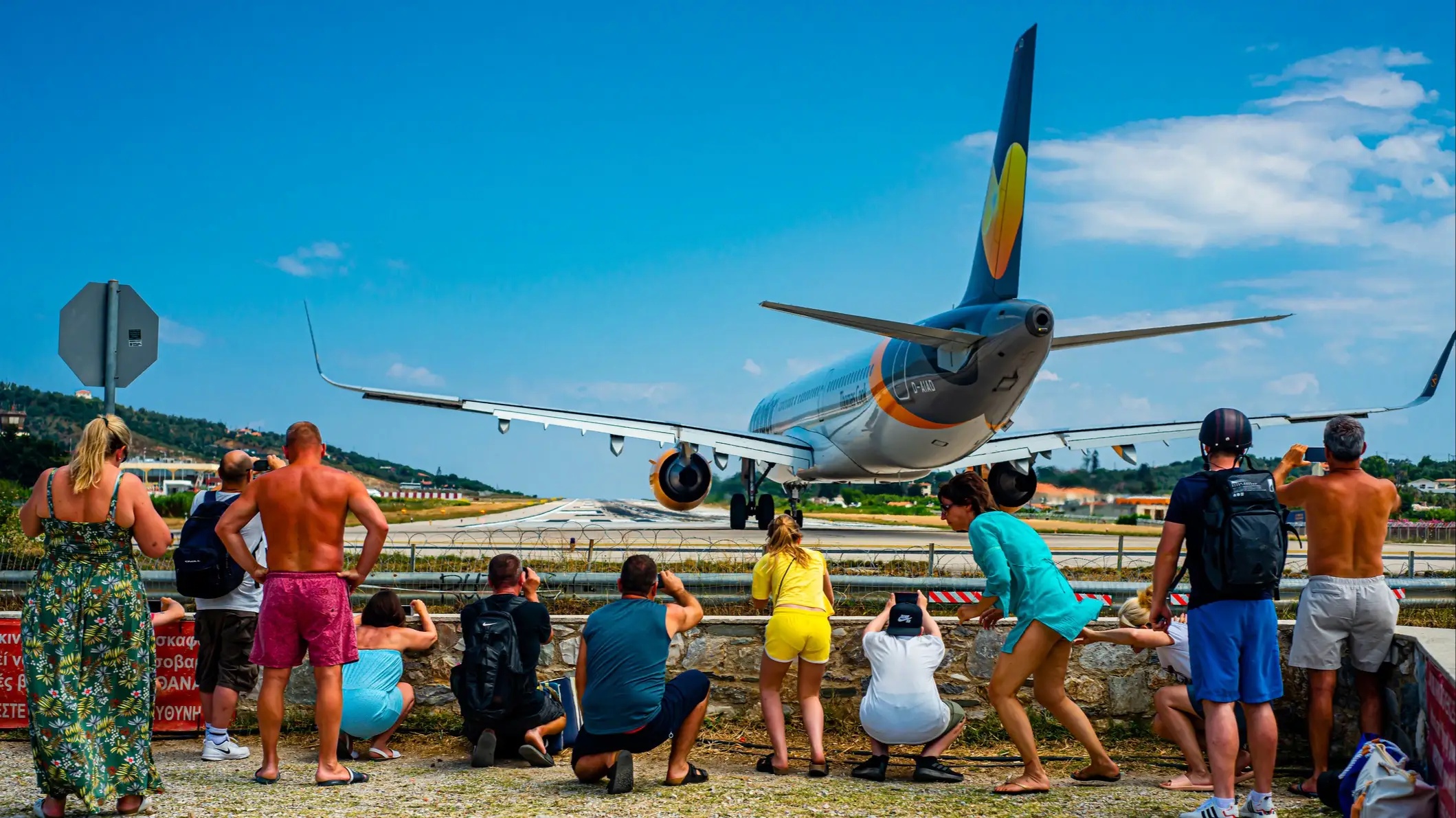 Greek island issues stern warning to tourists over ‘jet blast’ trend that can leave you with ‘serious injury’