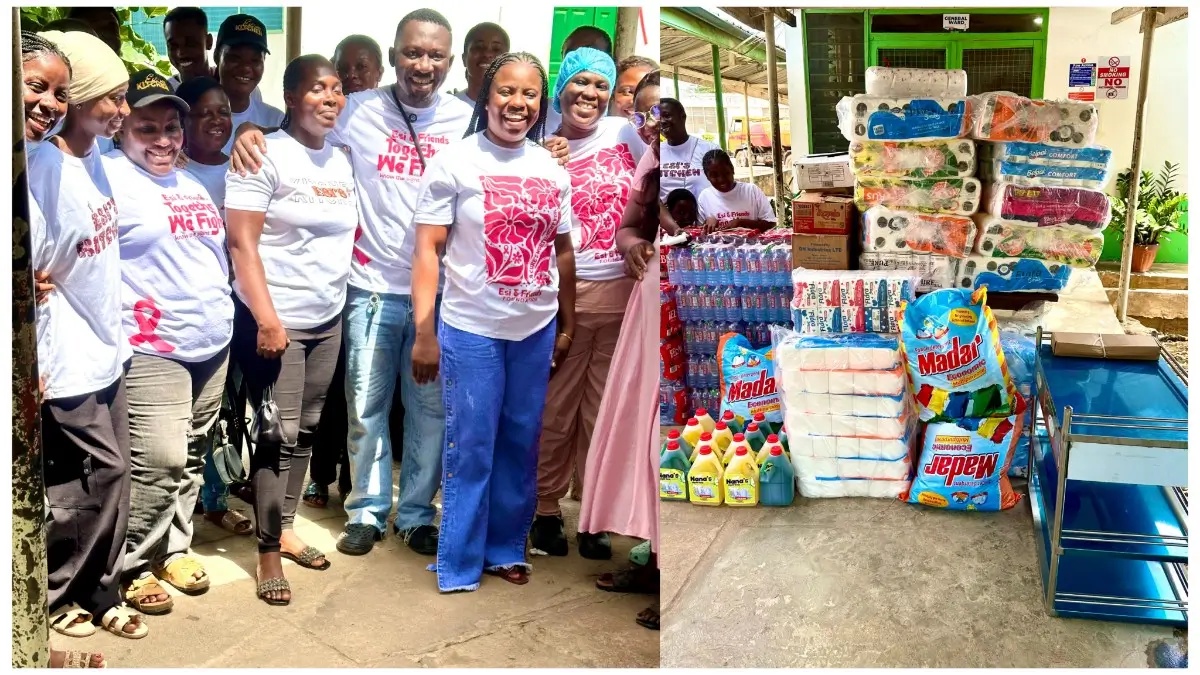 Esi’s Kitchen and Friends Donates GHS 11,500, Medical Supplies to Amasaman Hospital