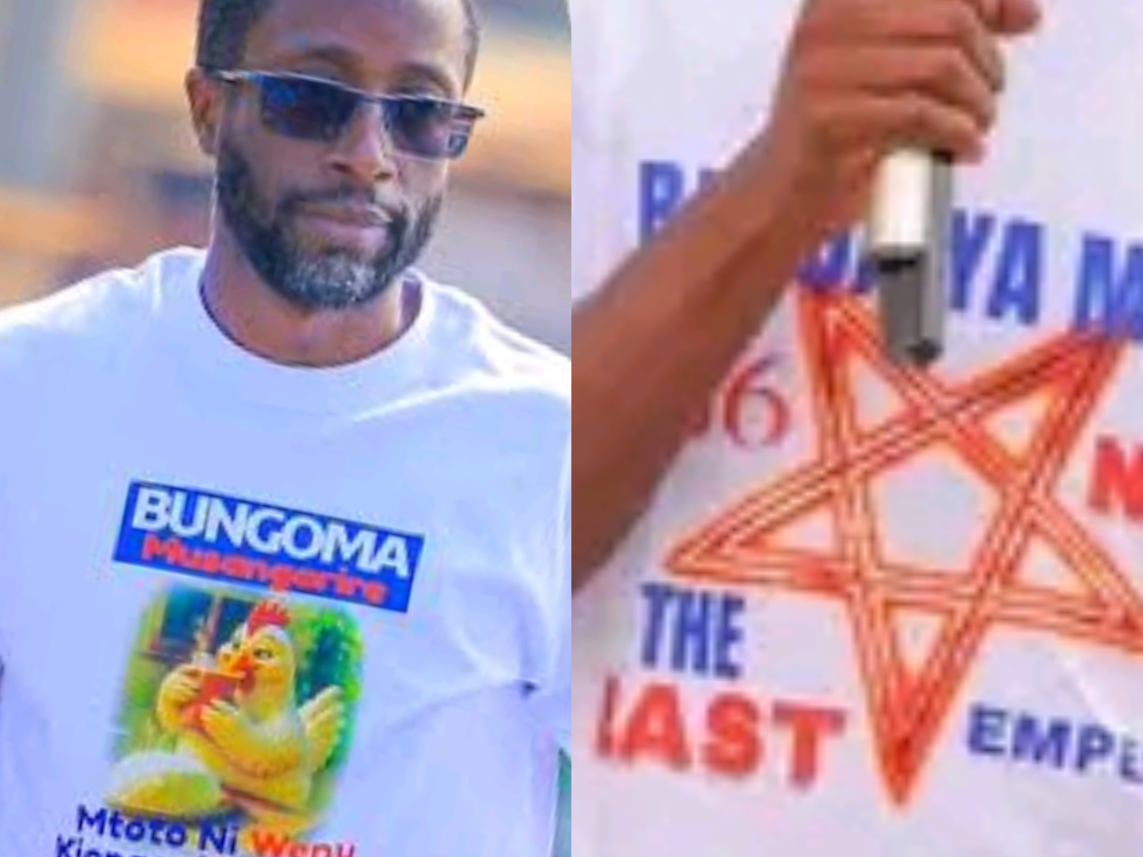 Sifuna Ally Turns Heads With Stylish Shirt Carrying Punchline to Ruto’s ‘Empty’ Remark at TEP Launch