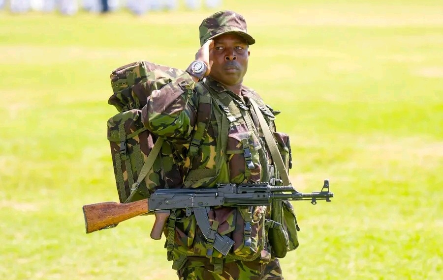 What Joshua Kigen Did After His Mashujaa Day Photo Of A KDF Soldier Touched Kenyans