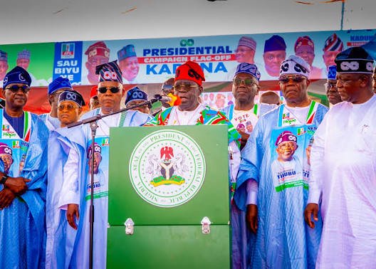 Tinubu’s campaign flag-off grounds Kaduna