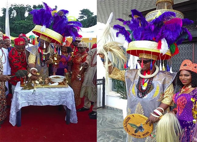 Igwe Ogadagidi Celebrates New Yam Festival, Warns Youths Against Drug Abuse, Masquerade Excesses