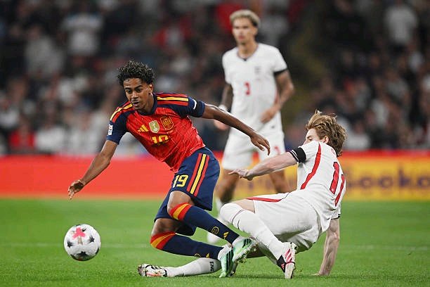 ENG 2-3 SPA: Barcelona Superstar Wins Man of The Match Award After Brilliant Performance