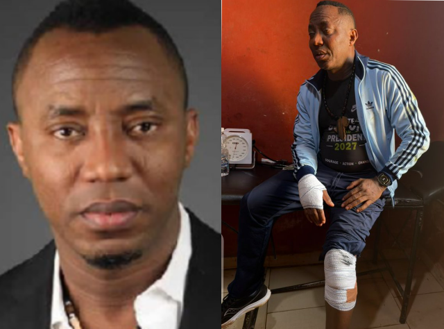 Reactions As AAC Presidential Candidate, Omoyele Sowore Was Allegedly Attacked In Ekiti