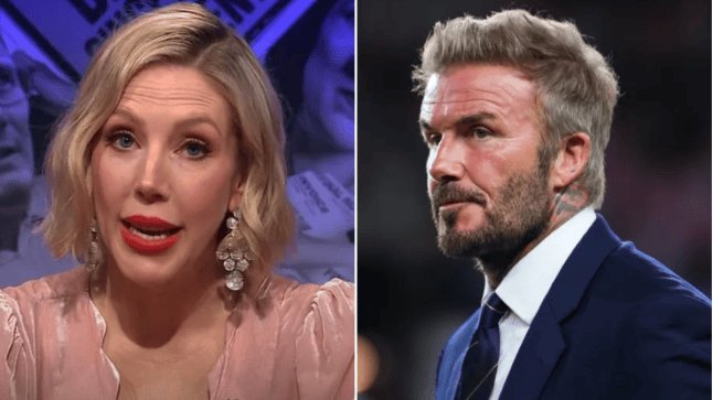 Katherine Ryan takes aim at David Beckham after apologising for ‘offensive’ Victoria joke